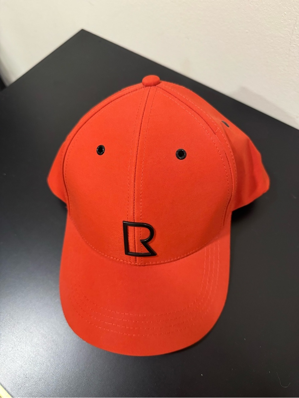 RUDSAK Arsene Orange Baseball Cap with Black 'R' Logo